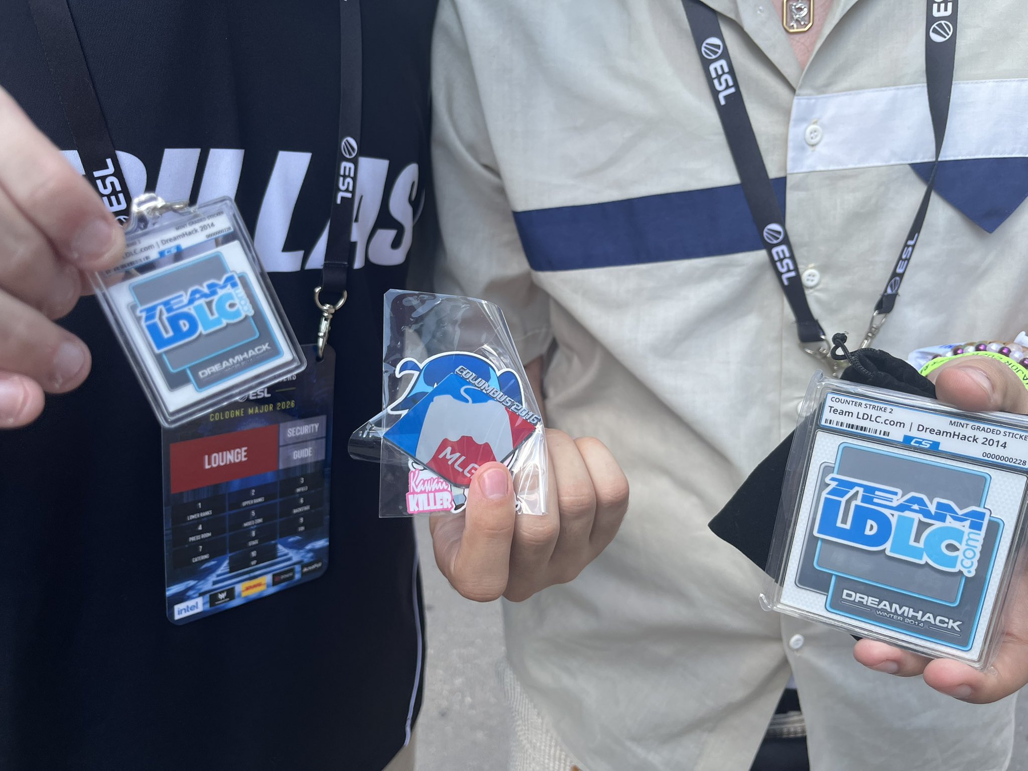 LDLC slab, keychain, and some extras!