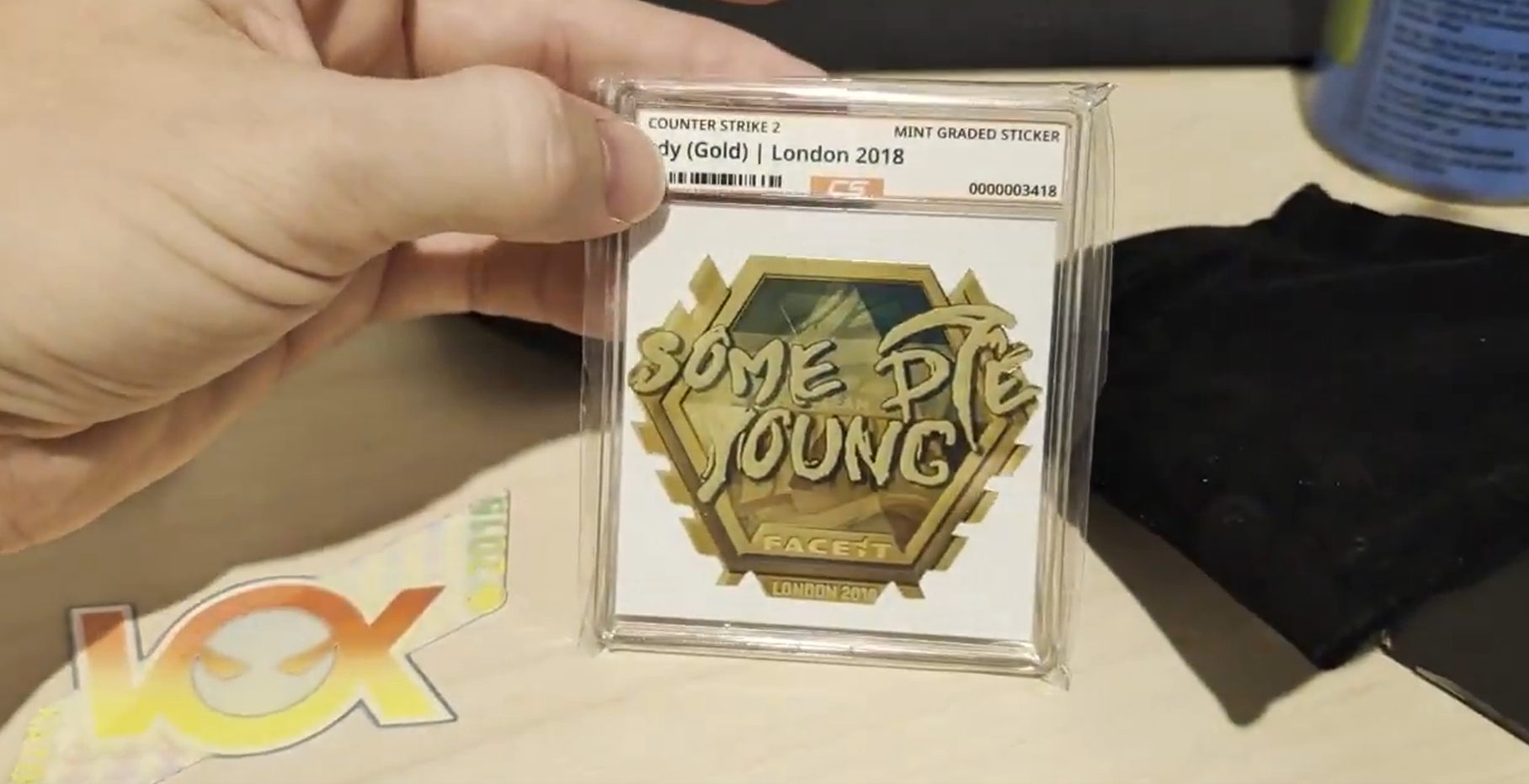 sdy London gold and vox holo paper